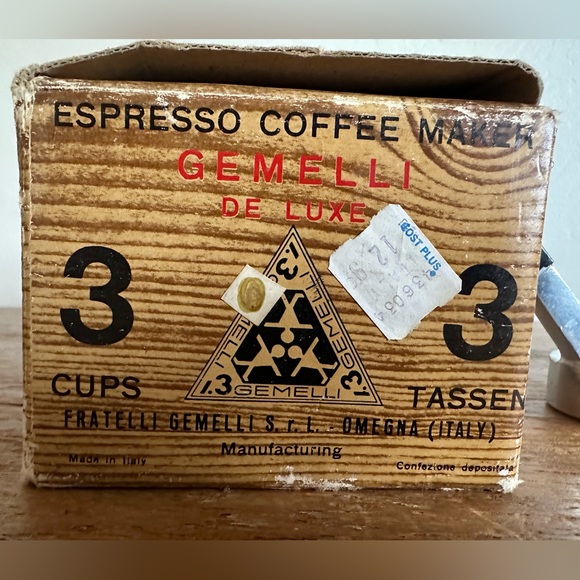 Vintage Gemelli Porcelain Espresso Coffee Maker - Picture 4 of 8